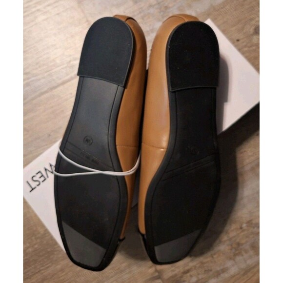 Nine West Wmn's Teland Style Ladies Captoe Slip-On Ballet Flat Pecan & Blk Sz 9 - Picture 4 of 8